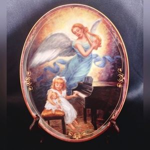 "Peaceful Harmony" Oval Decor Plate by Edgar Jerins